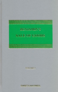 Benjamin's Sale of Goods 12Ed. 2 Vol.Set